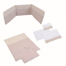 Kit nordico con protector de cuna Nature de Micuna